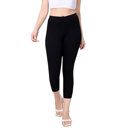 Black Women’s Stretch Leggings – Comfortable Everyday Wear