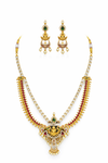 Traditional Temple Jewellery Necklace Set with Earrings